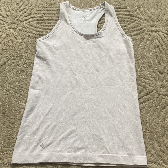 ATHLETA XS Speedlight Snake Tank in Delicate Pink Racerback Pattern Lightweight - Picture 2 of 7